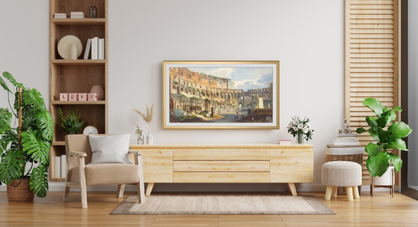 A Living Room Accent That Blends Technology and Art